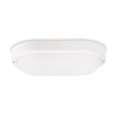 Corp BAT LED Oval Alb IP54 12W 6500K Dispersor Opal - HOMELIGHT