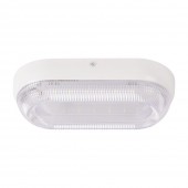 Corp BAT LED Oval Alb IP54 16W 6500K Dispersor Prismatic - HOMELIGHT