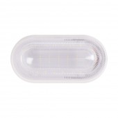 Corp BAT LED Oval Alb IP54 16W 6500K Dispersor Prismatic - HOMELIGHT