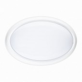 Corp BAT LED Oval Alb IP65 12W 6400K Dispersor Opal - NOVELITE