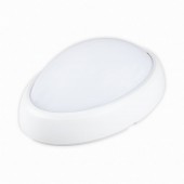 Corp BAT LED Oval Alb IP65 12W 6400K Dispersor Opal - NOVELITE