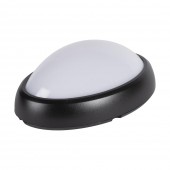 Corp BAT LED Oval Negru IP65 12W 3000K Dispersor Opal - NOVELITE