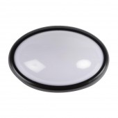 Corp BAT LED Oval Negru IP65 12W 3000K Dispersor Opal - NOVELITE