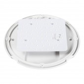 Corp BAT LED Rotund mare Alb IP65 12W 3000K Dispersor Opal  - NOVELITE