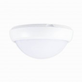 Corp BAT LED Rotund mare Alb IP65 12W 6400K Dispersor Opal - NOVELITE