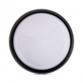 Corp BAT LED Rotund mare Negru IP65 12W 3000K Dispersor Opal  - NOVELITE