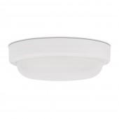 Corp BAT LED Rotund mic Alb IP65 18W 4000K Dispersor Opal - NOVELITE