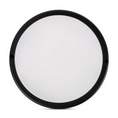 Corp BAT LED Rotund mic Negru IP65 12W 6400K Dispersor Opal  - NOVELITE