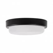 Corp BAT LED Rotund mic Negru IP65 12W 6400K Dispersor Opal - NOVELITE