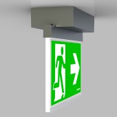 Corp de iluminat autonom AM LED 3h 230V AC aparent