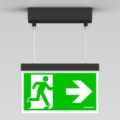 Corp de iluminat autonom AM LED 3h 230V AC suprafata cablu