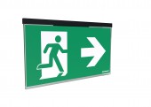 Corp de iluminat de urgenta AG antracit, LED, aparent