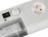Corp il. tablou, IP20 4W, cu fixare magnetica, priza tip F