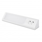 CORP LINIAR MOBILIER cu 2 Prize si Intrerupator 10W 6400K - NOVELITE