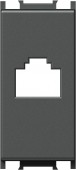 Cover for RJ45 toollessline jack, 1M, anthracite