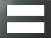 Cover frame 2x7M, anthracite