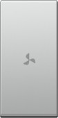 Cover with fan icon 1M, silver