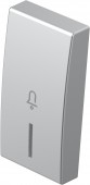 Cover with lens and doorbell icon 1M, silver