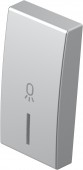 Cover with lens and light icon 1M, silver