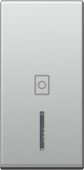 Cover with lens and washer icon 1M, silver