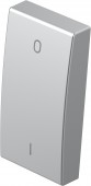 Cover with ON/OFF icon 1M, silver