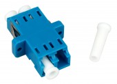 Cupla LC Duplex,Plastic,Singlemode,zirc.,flansa,albstr.,ECO