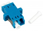 Cupla LC Duplex,Plastic,Singlemode,zirc.,flansa,albstr.,ECO