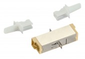 Cuplor FO E2000 Simplex, Plastic, OM3, ceramic, flansa