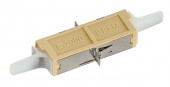 Cuplor FO E2000 Simplex, Plastic, OM3, ceramic, flansa
