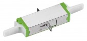 Cuplor FO E2000/APC Simplex, Plastic, OS2, ceramic, flansa
