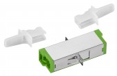Cuplor FO E2000/APC Simplex, Plastic, OS2, ceramic, flansa