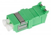 Cuplor FO FTTH LC/APC Duplex, Plastic, OS2, ceramic, f. fl.