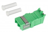 Cuplor FO FTTH LC/APC Duplex, Plastic, OS2, ceramic, f. fl.