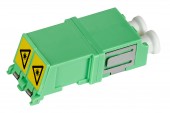 Cuplor FO FTTH LC/APC Duplex, Plastic, OS2, ceramic, f. fl.