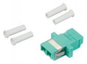 Cuplor FO LC-Duplex, Plastic, OM3, ceramic, flansa