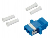 Cuplor FO LC-Duplex, Plastic, OS2, ceramic, flansa