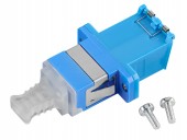 Cuplor FO LC-Dupl,Plastic,Singlemode,zirconiu,flansa,albastr