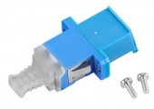 Cuplor FO LC-Dupl,Plastic,Singlemode,zirconiu,flansa,albastr
