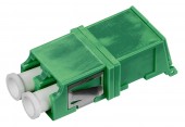 Cuplor FO LC/APC-Duplex, Plastic, OS2, ceramic, fara flansa