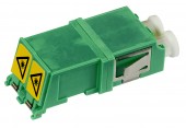 Cuplor FO LC/APC-Duplex, Plastic, OS2, ceramic, fara flansa