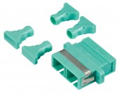 Cuplor FO SC-Duplex, Plastic, OM3, ceramic, flansa
