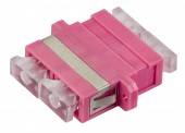 Cuplor FO SC-Duplex, Plastic, OM4, ceramic, flansa