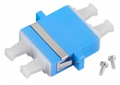 Cuplor FO SC-Dupl,Plastic,Singlemode,zirconiu,flansa,albastr