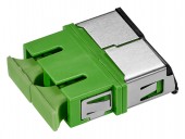 Cuplor FO SC/APC-Duplex, Plastic, OS2, ceramic, fara flansa