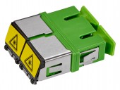 Cuplor FO SC/APC-Duplex, Plastic, OS2, ceramic, fara flansa