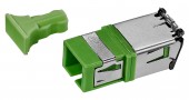 Cuplor FO SC/APC-Simplex, Plastic, OS2, ceramic, fara flansa