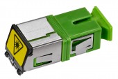 Cuplor FO SC/APC-Simplex, Plastic, OS2, ceramic, fara flansa