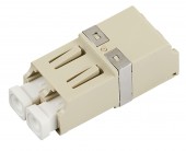 Cuplor LC-duplex FO Multimode, plastic, phbr, Snap-in, gri