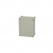 Cutie din ABS cu capac gri si balamale, 240x191x107mm