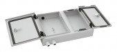Cutie distrib. aplicat 48xLC, 32xSC, 24xST/FC, IP40, RAL7035